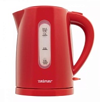 Чайник Zelmer ZCK7616R (2200Вт / 1,7л / пластик/ красный)