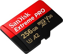 Память micro Secure Digital Card 256Gb class10 SanDisk 200/140MB/s Extreme Pro UHS-I адаптер SD [SDSQXCD-256G-GN6MA]