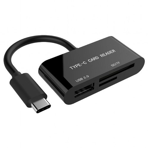 Купить считыватель card reader gembird uhb-cr3-02 с интерфейсом usb type-c  в интернет магазине “Сохо”: цены, описание, отзывы