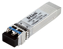 Модуль D-LINK DEM-432XT, Трансивер SFP+ с 1 портом 10GBase-LR для одномодового оптического кабеля (до 10 км)