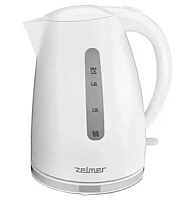 Чайник Zelmer ZCK7617W (2200Вт / 1,7л / пластик/ белый)