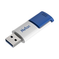 Память USB3.0 Flash Drive  64Gb Netac U182 Blue выдвижной [NT03U182N-064G-30BL]
