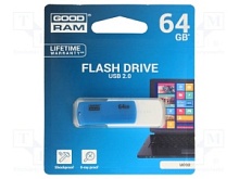 Память USB2.0 Flash Drive  64Gb GOODRAM UCO2 Twister  [UCO2-0640MXR11]