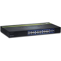 DSP Коммутатор TRENDnet 22-Port TEG-240WS RM Web Smart 10 / 100 / 1000Mbps+2 port 1000Mbps / Mini-GBIC