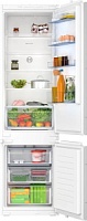 Холодильник встраиваемый Bosch KIN96NSE0 (Serie2 / Объем - 290 л / Высота - 193.5см / Слайдерное крепление фасадов / FrostFree)
