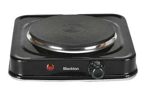 Плитка электрическая BLACKTON BT HP114B (1 конфорка / чугун / дисковый нагреватель / мощность 1000 Вт / черный)