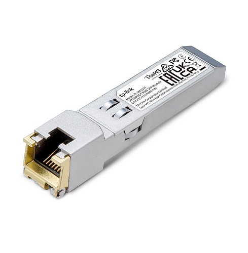 Модуль SFP TP-Link TL-SM331T 1000BASE-T RJ45 SFP Module SPEC: 1000Mbps RJ45 Copper Transceiver