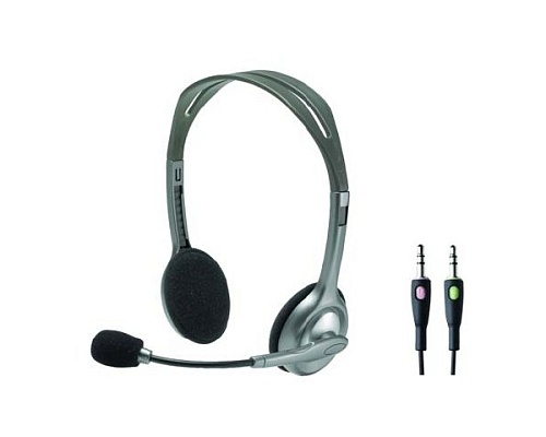 Наушники с микрофоном Logitech H110 Headset Stereo 2xminiJack