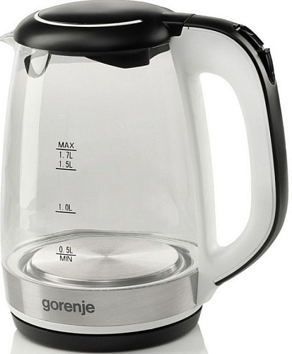 Чайник Gorenje K17GLBW (2200Вт / 1,7л / стекло)