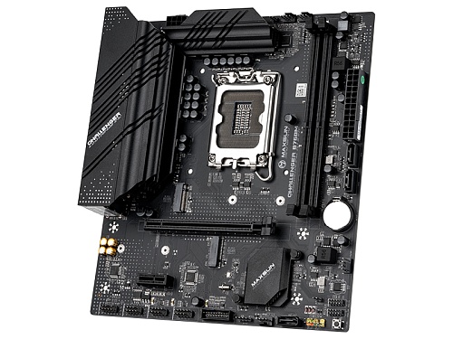 Материнская плата MAXSUN MS-Challenger B760M-F /LGA 1700, Intel B760, 2xDDR4, 1xM2, 3xSATA, HDMI+VGA, Micro-ATX/ (батарея CR2032 не установлена)