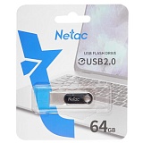 Память USB3.2 Flash Drive  64Gb Netac U278 aluminum alloy /NT03U278N-064G-32PN/-999
