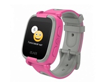 Часы детские Elari KidPhone 2 (Android, iOS, GPS, LBS, IP67), фиолетовый