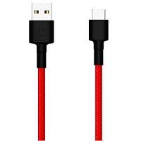 Кабель Xiaomi Mi USB - Type-C красный, плетеный, 1м (SJV4110GL)