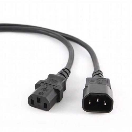 Кабель монитор-компьютер (UPS->уст-во) ExeGate Power EC-1,8P (С13->С14) VDE-250V-3*0,5-CU, 6A, 1.8м