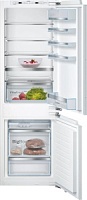 Холодильник встраиваемый Bosch KIS86AFE0 (Serie 6 / Объем - 266 л / Высота - 177,2 см / Low Frost / VitaFresh plus / FreshSense)