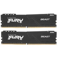 Память DDR4 16GB (2x8Gb KIT) 2666Mhz Kingston FURY Beast Black KF426C16BBK2/16