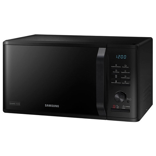 Микроволновая печь Samsung MS23K3515AK (23 л, 800 Вт, переключатели поворотный механизм, кнопки, дисплей, черный)