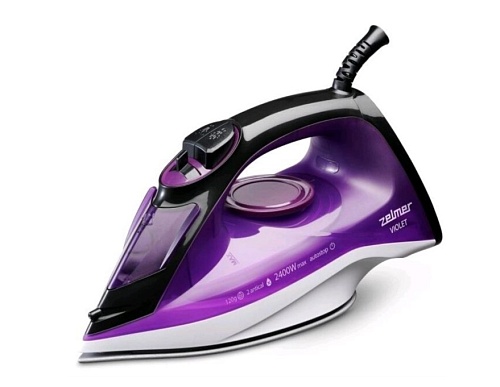 Утюг Zelmer ZIR1515 (2400 Вт/ подошва - керамика/ паровой удар - 120 г/мин/ 1,9 м/ автоотключение)-0