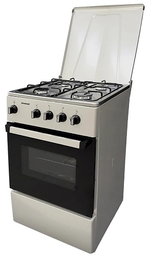 Плита газовая Snaige SNFG-50SL (Серебряная / Электроподжиг / Газконтроль духовки)