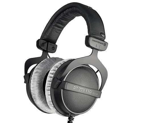 Наушники Beyerdynamic DT770 PRO 250 OHM, 5 Гц - 35000 Гц, 96 дБ, черные