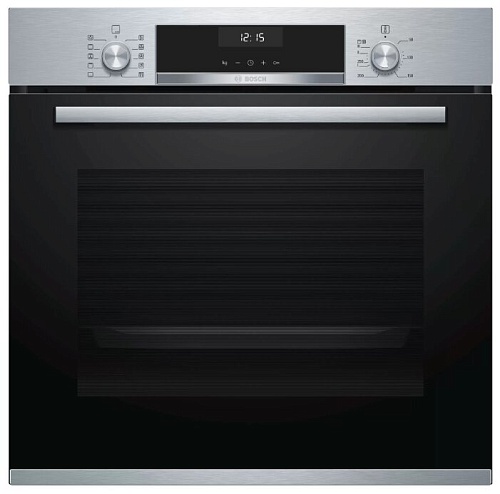 Духовой шкаф Bosch HBT517CS0S (Serie6 / нерж / Термощуп / Easy To Clean / LED-дисплей / SoftMove / 3D-HotAir / AutoPilot)-0