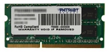 Память DDR3 SODIMM  8Gb 1600MHz Patriot 1.5V PSD38G16002S