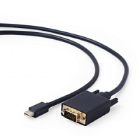 Кабель miniDisplayPort - VGA GEMBIRD (CC-mDPM-VGAM-6), вилка-вилка, DisplayPort v.1.1, длина - 1.8 метра