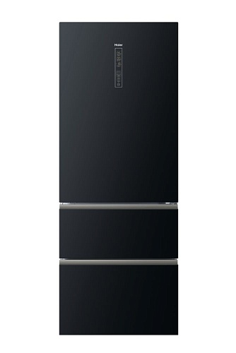 Холодильник трехдверный Haier A3FE742CGBJ(EE) (Объем - 463 л / Высота - 190,5 см / Ширина - 70 см /  A++ / Чёрный / No Frost)