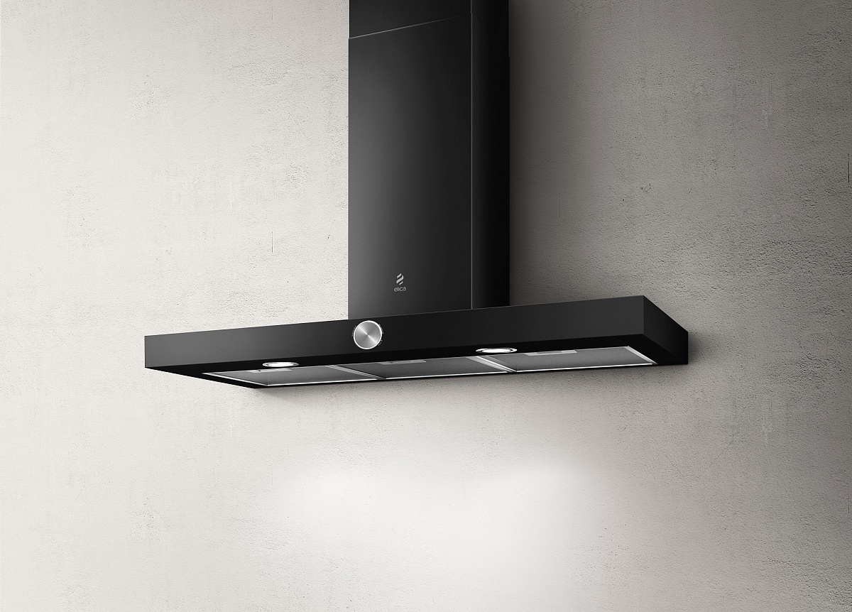 Вытяжка каминная Elica Lol BL/A/60 Moon Edition (1200 м³/ч / 260 Вт / LED освещение 2 x 2.5 Вт / ширина - 60 см / Чёрный)