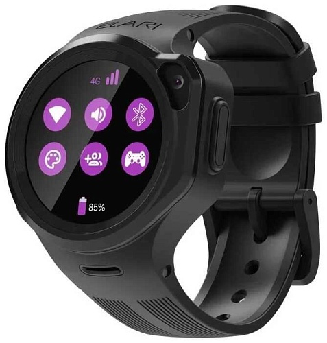 Часы детские Elari KidPhone 4GR черные