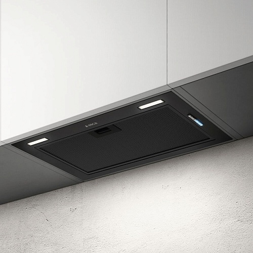 Вытяжка полновстраиваемая Elica FOLD BL MAT/A/72 (1050 м³/ч / 180 Вт / LED освещение 2x2.1 Вт / ширина - 71.4 см / матовый черный)-0