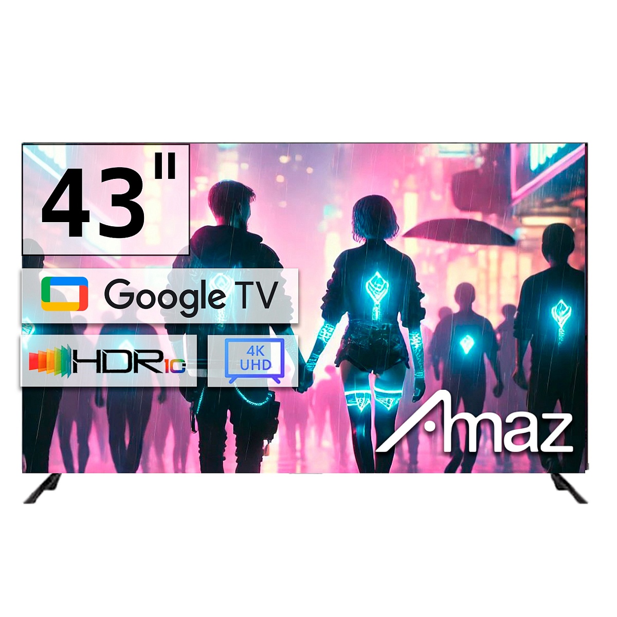 Телевизор Amaz AM43GCX8 4K UHD Google TV-0