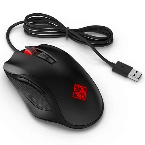 Игровая мышь HP OMEN 600 / 400-12000dpi / 6 кнопок / программирумая / съемные грузы / подсветка (1KF75AA)