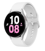 Смарт-часы Samsung Galaxy Watch5 44мм (SM-R910), серебристые/белые