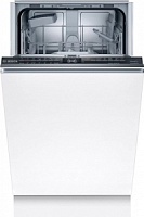 Машина посудомоечная встраиваемая 45 см Bosch SRV4HKX1DR (Serie4 / 9 комплектов / 2 полки / расход воды - 8,5 л / InfoLight / А)