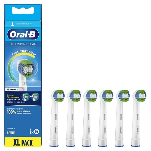 Насадка для зубных щеток Braun Oral-B Precision Clean EB20RB (6 шт)