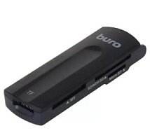 Считыватель Card reader Buro BU-CR-108 USB 2.0 MMC, MS, MS Duo, MS Micro M2, MS Pro, RS-MMC, SD, SDHC, TF, micro-SD, mini-SD