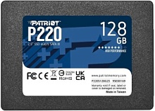 Жесткий диск SSD  128GB Patriot  P220  R550/W480Mb/s  P220S128G25 60 TBW