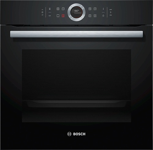 Духовой шкаф Bosch HBG635BB1 (Serie8 / 71 л / до 300 °C / Чёрное стекло / Гриль / EcoClean Direct / SoftClose / AutoPilot 10 / A+)
