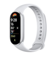 DSP Фитнес-браслет Xiaomi Smart Band 9, серебристый (BHR8340GL) 