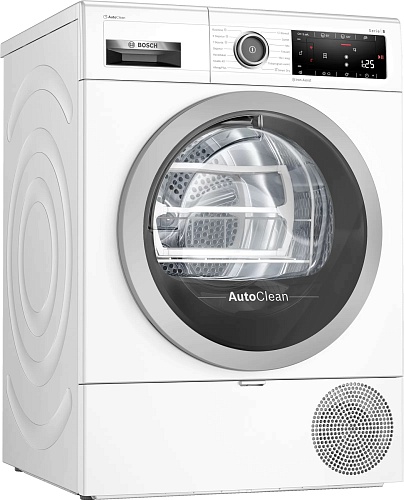 Сушильная машина с тепловым насосом Bosch WTX8HKB9SN (Serie8 / 61,3см / 9кг / AutoDry / IronAssist / AllergyPlus / Auto Clean / Home Connect / А++)-0