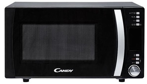 Микроволновая печь Candy CMXG 25DCB (25 л, 900 Вт, переключатели поворотный механизм, кнопки, гриль, дисплей, черный)