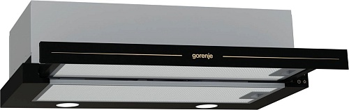 Вытяжка телескопическая Gorenje BHP62CLB (Classico / 435 м³/ч / 135 Вт / LED освещение 2x3 Вт / ширина - 60 см / Антрацит )