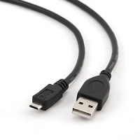 Кабель GEMBIRD micro-USB - USB (CCP-mUSB2-AMBM-6) 1.8 метра, черный