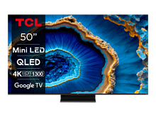 Телевизор TCL 50C805 4K UHD Google TV SMART QD-Mini LED 144Hz VRR