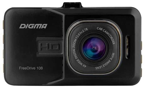 Видеорегистратор DIGMA FreeDrive 108 черный 1Mpix 1080x1920 1080p 107гр. NT 96223