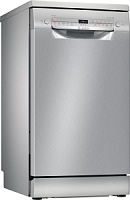 Машина посудомоечная отдельностоящая узкая Bosch SPS2IKI04E (Serie2 / 9 комплектов / Home Connect / Таймер / DuoPower /AquaStop / Серая)