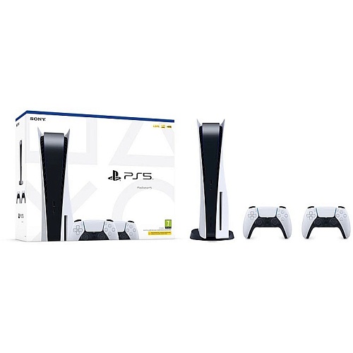 Игровая консоль Sony PlayStation 5 Blu-Ray C-Chassis + 2nd Dualsense Controller White