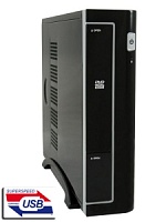 Корпус LC-Power 90W LC-1370BII, Mini-ITX,1*5.25"ext(slim), 1* 2.5"int,1*3.5"int 2USB3, 70 x 250 x 295 mm