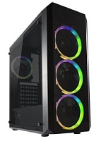 Корпус LC-Power 703B-ON Quad-Luxx 4x 120 mm RGB case fans, 2*3.5"int, 2*2.5int, 2*USB3, 1*USB2  445 x 195 x 395 mm